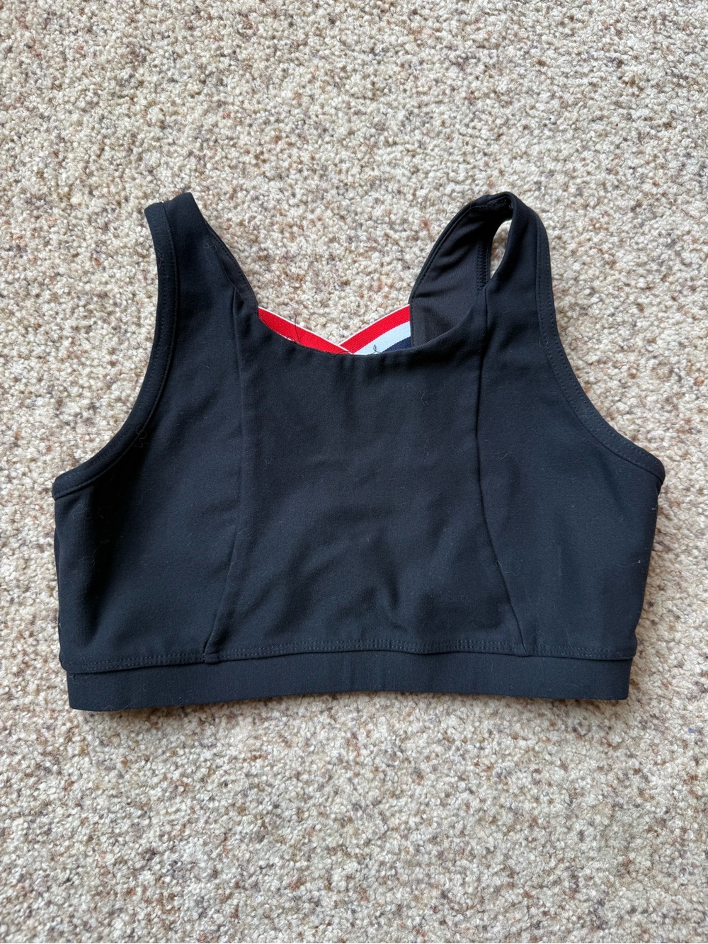 Honeycut Girls' Basic Black Crop Top - Comfortable Everyday Activewear